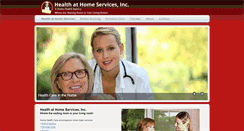Desktop Screenshot of healthathomeservices.com